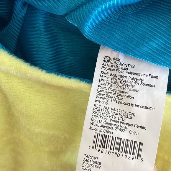 0-6 months triceratops costume - Picture 5 of 10